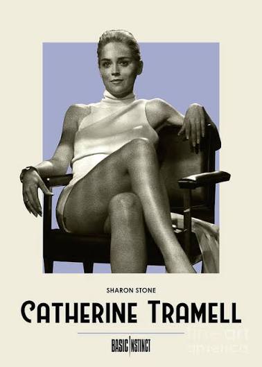 Sharon Stone Basic Instinct Poster by Bo Kev - Metal Posters