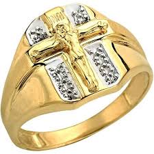 Men's lynx tungsten curb chain cross pendant. Christ Cross Ring For Men Christ Cross Thumb Ring Menjewell Com