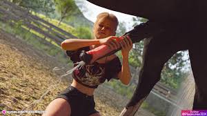 Slushe - Galleries - Emily making her horse cum