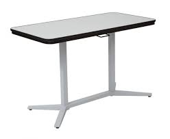 Pneumatic White Dry Erase Table Top White Base Height Adjustable Table Adjustable Height Table Adjustable Table Dry Erase Table Top