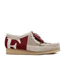 Clarks x Franck Pellegrino Wallabee Combi (Red) 261783087 - Allike Store