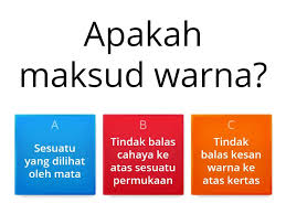 Maksud dari warna bunga ros. Tajuk 7 Warna Questionario