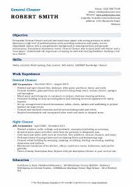 Utility person / spool cleaner resume examples & samples. Cleaner Resume Samples Qwikresume