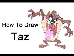 Select from premium devil of the highest quality. How To Draw Taz Tasmanian Devil Youtube