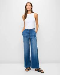 Super Soft Full Length Wide Leg Denim Jeans | Target Australia