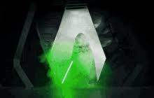 This scene would have been more fun if the dark troopers were still people and not droids. Luke Skywalker Mandalorian Gifs Tenor