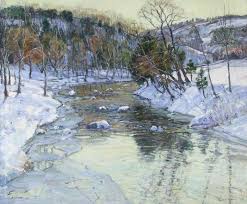 George Gardner Symons Winter Landscape 1stdibs Com Winter Landscape Painting Winter Landscape Fine Art Landscape