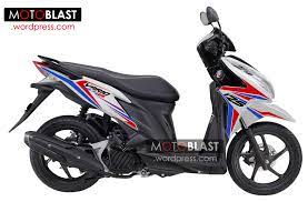 Scotlite skotlet stiker merah metalik dop doff matte pcx vario nmax di tokopedia ∙ promo pengguna baru ∙ cicilan 0% ∙ kurir instan. Modif New Striping Honda Vario Techno 125 Versi Red Blue Motoblast
