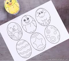 Encourage your whole neighborhood to. Printable Easter Egg Paper Toy Easy Peasy And Fun