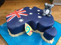 Birthday Cake Design For Sister In Law Australia Map Cake Australia Flag Cake 30th Birthday Cake For My Sister In Law Cake Australia Cake 30 Birthday Cake