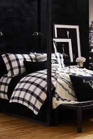 Black And White Buffalo Check Bedding Set Ralph Lauren S Chic Black And White Bedding Will Turn Your House Into A Home Luxury Bedding Bed Linens Luxury Home