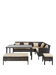 Corner garden sofa sets are a fantastic concept for outdoor living. Monte Carlo Corner Dining Set Very Co Uk