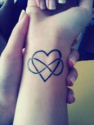 Red love and infinity tattoo. Infinity Symbol Infinity Tattoo Designs Heart Tattoo Designs Cute Tattoos
