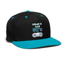 Made In The 80s Retro Video Game Controller Snapback Baseball Cap Melographics Artfully Inspired Apparel Retro Videos Retro Video Games Video Game Controller