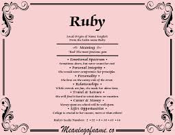This page includes a list of biblical proper names that start with c in english transcription. Girl Names With Ruby In Them Hno At