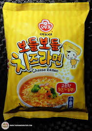 After cooking, the ramen looks less cheesy than i would've liked but you can always add more cheese if desired. 1892 Ottogi Cheese Ramen The Ramen Rater