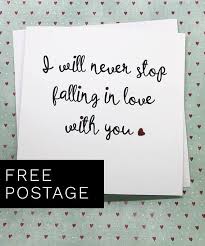 Falling In Love Love You Card Anniversary Card Wife Anniversary Husband Anniversary Boyfriend Card Cards For Boyfriend Girlfriend Card Anniversary Cards