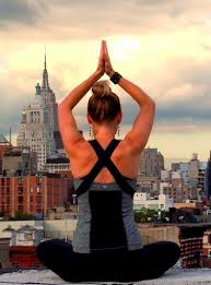 There is a massive amount of respect between various studios and often teachers teach at various yoga studios throughout the city. Seated Mountain Pose In View Of The Empire State Building New York Ny Yoga Nyc Yoga Spots Outdoor Yoga