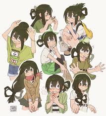 After this photoshoot, she'll be a guest on a radio show and a magazine interview, right? Tsuyu Asui Ready For This Year Facebook