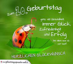 10 Geburtstag Karte Herzlichen Gluckwunsch Geburtstagsspruche Welt