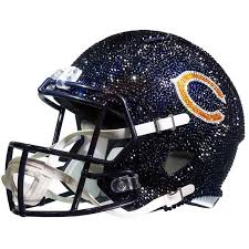 Official bears store · top brands · unmatched selection Chicago Bears Swarovski Crystal Adorned Full Helmet By Rock On Sports