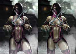 That time when Midway made sexy Deception Mileena pin up art for Playboy :  rMortalKombat