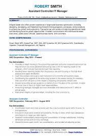 .(sales taxes, etc.).financial controller (finance) howmet aerospace is looking for a controller to join our howmet. Assistant Controller Resume Samples Qwikresume