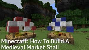 Today i will show you how to build a medieval market stall minecraft tutorial. Minecraft Tutorial How To Build A Medieval Market Stall Youtube