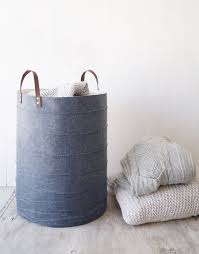 Laundry Basket Large Denim Storage Basket Laundry Hamper Etsy Large Storage Baskets Storage Baskets Canvas Storage