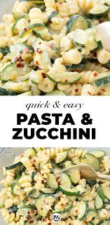 Pasta With Zucchini Recipe Easy Pasta Dishes Easy Pasta Zucchini Pasta