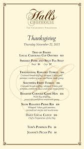 The earliest recorded instance of a day of public thanksgiving in charleston (that i know of) took place on 17 october 1706, to celebrate the survival of south carolina in the face of invading enemies. Mouthwatering Thanksgiving Favorites At Halls Chophouse Charleston Dining District