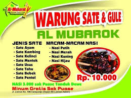 Maybe you would like to learn more about one of these? Warung Sate Gule Al Mubarok Posts Facebook