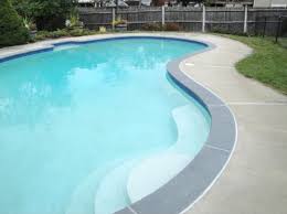 Grey Coping Pools Modula Graphite Grey Limestone Pool Coping White Limestone Pool Swimming Pools Backyard Inground Pool Patio Designs Pool Coping