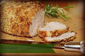 Parmesan Crusted Pork Loin Recipe Pork Loin Recipes Pork Loin Food