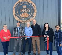 The most common iron timbers material is wood. Ribbon Cutting Iron Timbers Ripley County Chamber Of Commerce