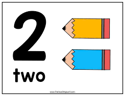 They are really easy to work with. Number Wall Cards For Preschoolers With Colorful Pencil Counters The Teaching Aunt