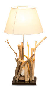 Tischlampe Aus Holz Treibholz 35x35x65cm Lampe Holzlampe Unikat