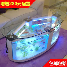 A wide variety of fish aquarium coffee table options are available to you there are 280 suppliers who sells fish aquarium coffee table on alibaba.com, mainly located in asia. Usd 48 13 Ecological Desktop Coffee Table Fish Tank Large Glass Aquarium Oval Household Medium Living Room Turtle Floor To Ceiling Tank Wholesale From China Online Shopping Buy Asian Products Online From The