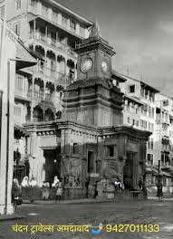 Bombay. The Khada Parsi Statue ...