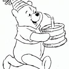 Winnie the pooh is so very special and lovable, how can you resist coloring him? Winnie The Pooh Coloring Pages Birthday Printable