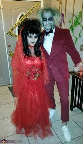 Movie character costumes, beetlejuice and lydia wedding dress famous couples costume ideas, and fabulous couples of hollywood cult halloween wedding don't have to simply about orange and black color palette. Beetlejuice Halloween Costume Contest At Costume Works Com Beetlejuice Halloween Costume Beetlejuice Costume Cute Halloween Costumes