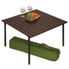 Table In A Bag Low Portable Table With Carrying Bag Portable Picnic Table Outdoor Picnic Tables Folding Camping Table