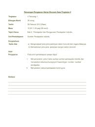 Maybe you would like to learn more about one of these? Rancangan Pengajaran Harian Ekonomi Asas Tingkatan 4