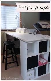 My New Craft Table Diy Style Http Www Joy2journey Com Craft Table Diy Craft Room Tables Craft Table