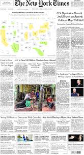 The city also announced that some counts for the most. The New York Times International Edition In Print For Wednesday April 28 2021 The New York Times