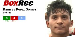 BoxRec: Ramses Perez Gomez