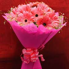 Small flower pink flower on her pink collar. Beautiful Love Flowers For Her