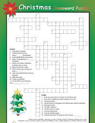 Tree with red flowers crossword. Christmas Crossword Brainfit World