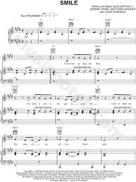 More images for smile uncle kracker lyrics » Uncle Kracker Smile Sheet Music In E Major Transposable Download Print Sku Mn0080503
