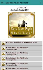 'alī bin abī thālib (arab: Kata Kata Mutiara Ali Bin Abi Thalib 1 4 Apk Download Com Katamutiara Alibinabithalibra Apk Free